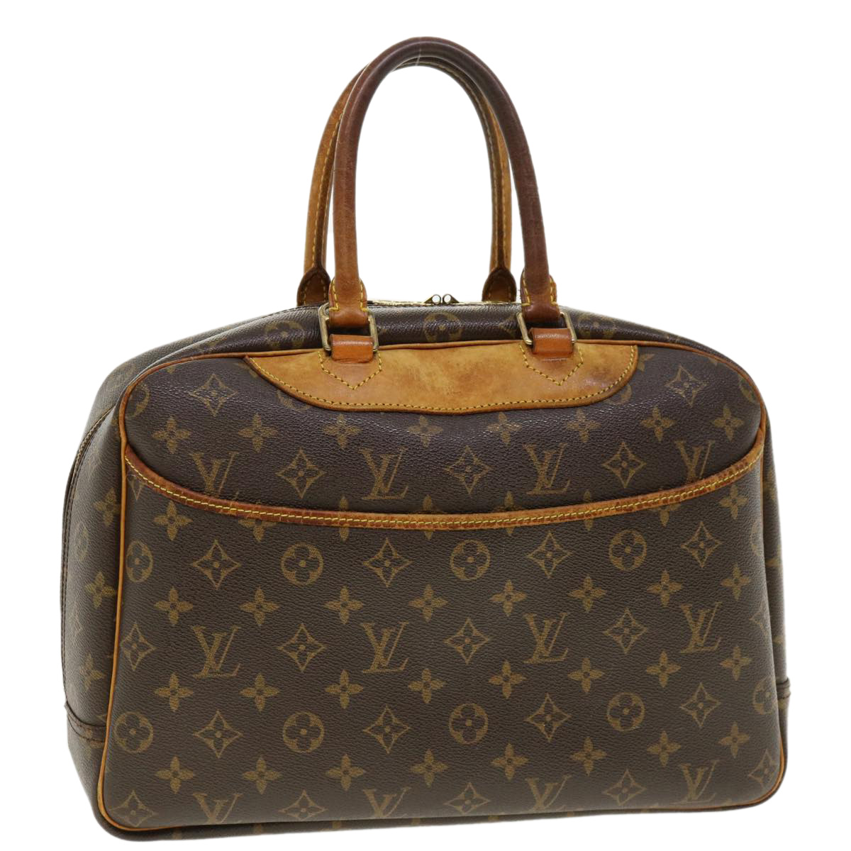 Louis Vuitton Monogram Deauville Hand Bag M47270 Lv Auth 40422